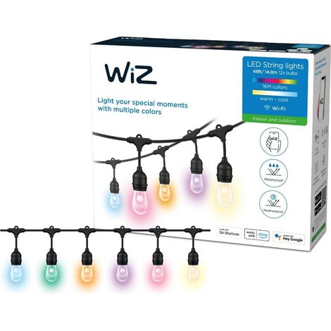 Philips 2700/5000k+rgb schwarzes kabel wiz connected - 55445000 (1/5)