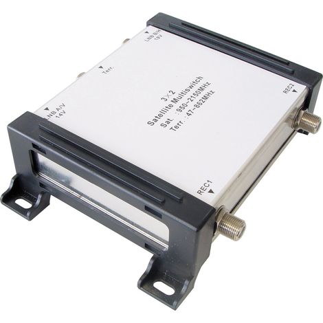 Transmedia FMULTI7L - Multi-switch de satellite (3 x 2, gamma di frequenza satellitare de: 90-2150 MHz e gamma di frequenza terrestre de: 47-862 MHz)