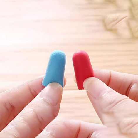 6paires de bouchons d'oreilles antibruit réutilisables en Silicone, modelables, adaptés à la natation, au ronflement et aux avions (1/4)