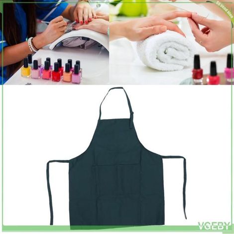 Tablier de nail art - FAFEICY - Unisexe - Imperméable - Tour de cou réglable - Polyester 79,5×65,5 cm (1/5)