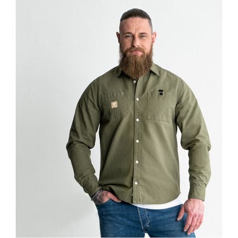 Chemise en toile canvas STIER Heavy Work bci coton XL olive (1/5)