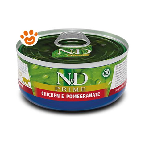 Farmina Cat N&D Prime Pollo e Melograno - Farmina Cat N&D Prime Pollo e Melograno - Lattina Da 70 Gr