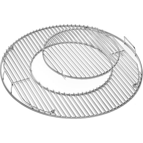 8835 Fit Top Cooking Rack 57cm for One-Touch Charcoal Grill, Performer, Bar B Kettle, Master-Touch, Round Cooking Grill with Smokey Mountain Cooker (1/5)