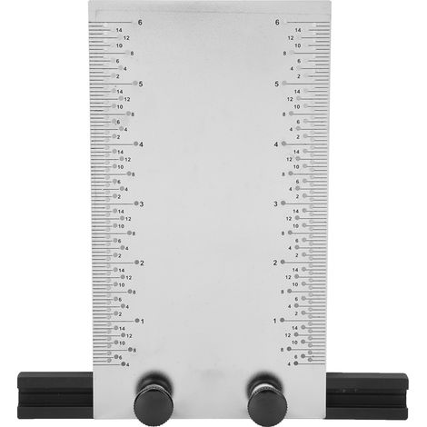 Tracer à tracer en acier inoxydable multifonction avec base pour menuiserie DIY, outil de marquage de ligne (1/5)