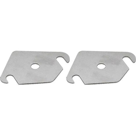 Plaque d'obturation de remplacement pour vanne EGR Ford Fiesta Focus C-max Fusion - Argent (1.4 1.6 Tdci, 2 plaques) (1/5)