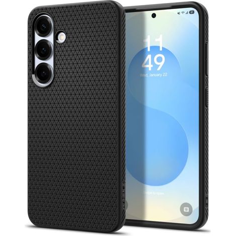 Hülle für Samsung Galaxy S25 Liquid Air – mattschwarz (1/5)