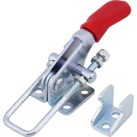 Lot de 4 pinces à levier type loquet GH-40323, outil de maintien en métal, capacité 163kg/360lbs pour serrage rapide, brides de fixation robustes. (1/5)