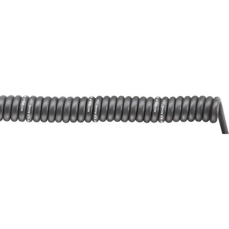[NEUWERTIG] B-Ware Lapp Spiralkabel 2000mm 6000mm Spiral H07 Bq F Kabel Schwarz Polyurethan 3 G 1.5mm