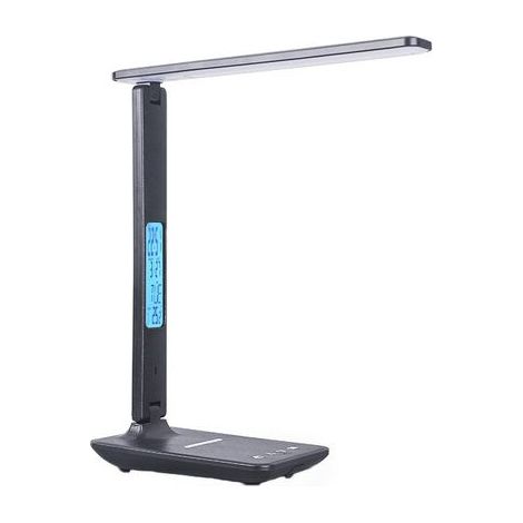Schreibtischlampe, kabelloses Ladegerät, 10 W, schwarz (1/5)