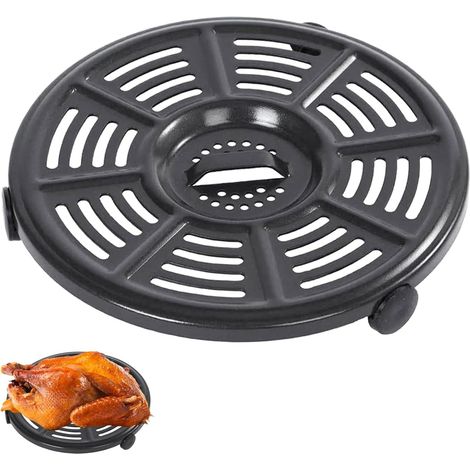 Accessoires compatibles avec les friteuses à air Ninja AF101, AF161 et AF150 : plaque de cuisson et grille rondes de qualité alimentaire (8,2 pouces) – Pièces de rechange (1/5)