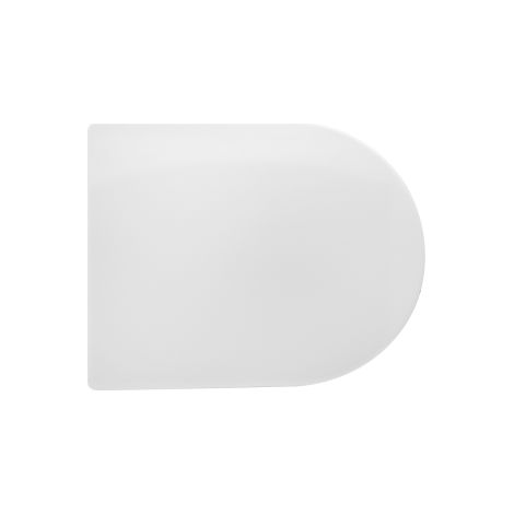 Sedile wc coprivaso D375 in termoindurente 44,3 x 35,2 cm copriwater bianco Soft Close con cerniere regolabili (1/5)