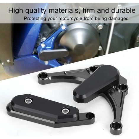 Schwarzer Motorseitendeckel/Zylinderkopfschutzblock für Yamaha YZF-1000 R1 (2009-2014). (1/5)