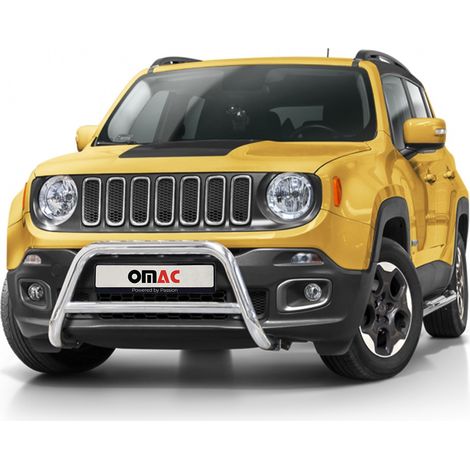 Pare-Buffle Avant Pour Jeep Renegade 2014-2021 Acier Inoxydable Argent (1/5)