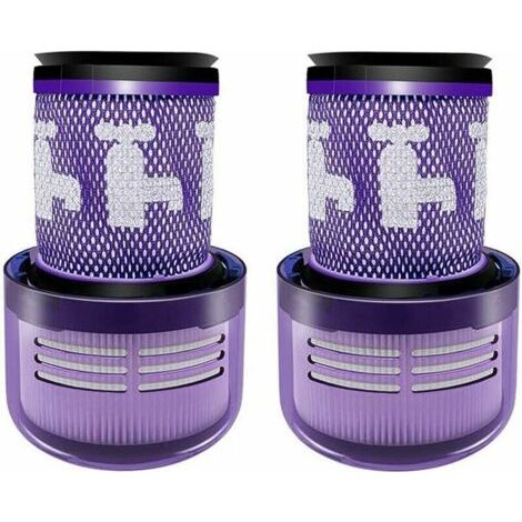 Lot de 2 filtres HEPA pour aspirateur dyson V12 Detect Slim - Pièce de rechange Cartouche Hoover,Compatible avec (1/5)