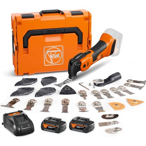 Fein AMM700 Max Top Select 18V Brushless Multi Tool With 2x 4Ah AMPShare Batteries (1/5)