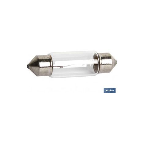Pacco da 10 unità Lampada Plafoniera C10W 24V 11x38mm