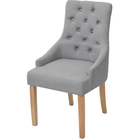 Maison Exclusive - Sillas de comedor giratorias 2 unidades tela g