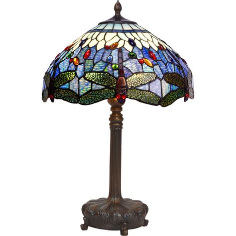 Tischlampe mit größerem Durchmesser, 40 cm, Serie Belle Epoque