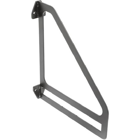 Moderner Regalbodenträger Schwarz matt Regalwinkel Regalhalter Wandkonsole Regalkonsole (1/3)