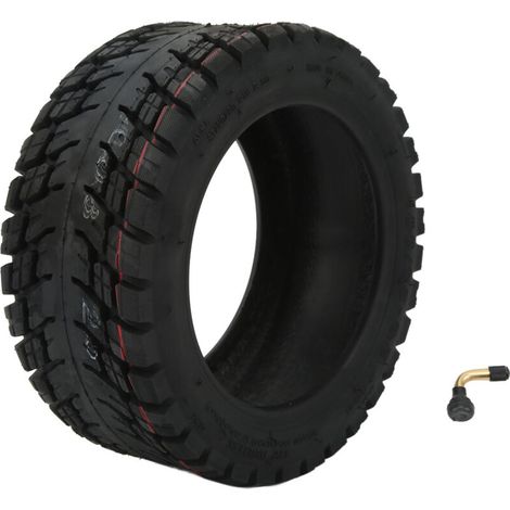 Pneu de Scooter Électrique 11 Pouces Antidérapant en Caoutchouc, Amorti et Adhérence Maximale pour Remplacer 100/65-6.5