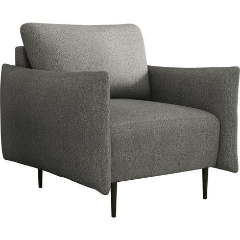 Fauteuil Columbus 225, Velo 635, 85x90x98cm, Tissu, Pieds: Métal, 0