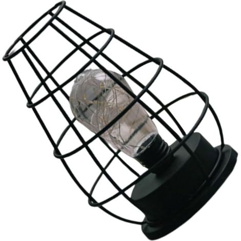 Lampe De Chevet Décorative Fer Forme De Flasque à Vin Lampe Led Intérieur (1/5)