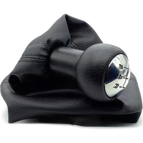 Pommeau Voiture pour Peugeot 307 Pommeau Voiture 5 Vitesses Pommeau De Levier Vitesse Soufflet Couvercle Coffre Bâton Leviers Vitesse (1/5)