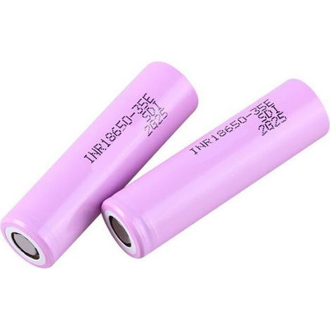 Auf Lager: INR18650-35E 3500mAh Lithium-Akku für Elektrowerkzeuge, 10A Entladestrom. (1/4)