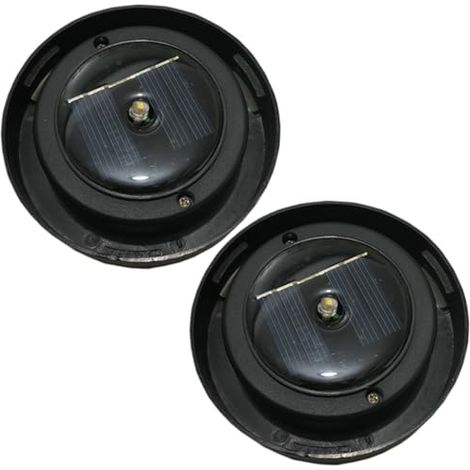 2er-Pack Solarleuchten-Ersatz, 3,2 Stück wasserdichter Solarleuchten-Ersatz, warmweißes LED-Solarpanel-Ersatz für Außenleuchten, DIY-Dekor.