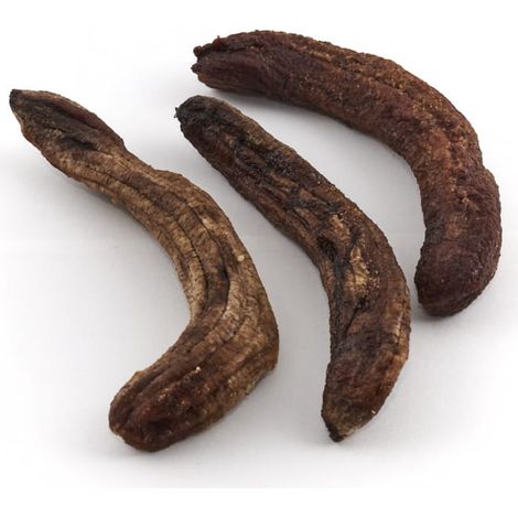 Cibo Premium per pappagalli  Banana essiccata naturalmente  Spuntino sano per tutti i pappagalli 100 g (1/4)
