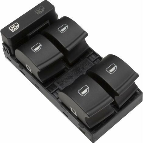 Interruttore alzacristalli, pulsante alzacristalli elettrico 8E0959851 8E0959851B per Seat Exeo A4 B6 B7 (1/5)