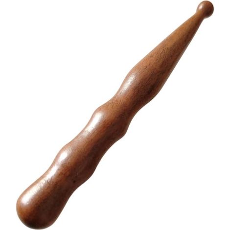 Lápiz de masaje de acupresión de sándalo, bastón de madera tradicional, herramienta de reflexología de tejido profundo, masaje de meridianos. (1/5)