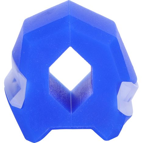 Ballon d'entraînement pour la mâchoire et le cou en silicone bleu - Exercice facial et amincissant (1/5)