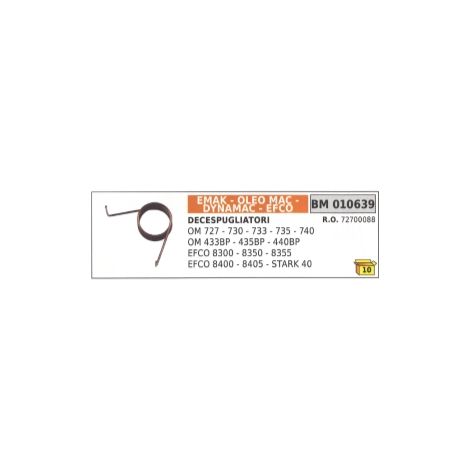 Muelle de arranque EMAK para desbrozadora OM 727 - 730 EFCO 8300 72700088