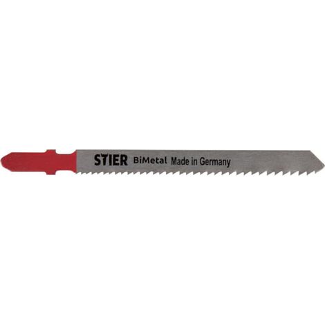 Lame de scie sauteuse STIER ST 75/1,2-2,5/1 métal pour tôles fines, tubes, profils 1,2mm - 2,5mm 20 pièces (1/2)