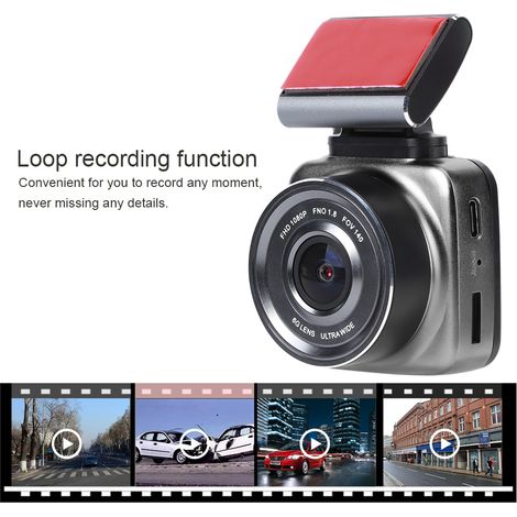 Enregistreur vidéo DVR de voiture 2 pouces FHD 1080p pour tableau de bord de véhicule, usage domestique (1/5)