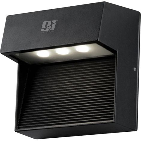 ORION91 -  Aplique LED Inox, IP54 3w 257lm, Blanco Neutro 4000K - Iluminación Exterior