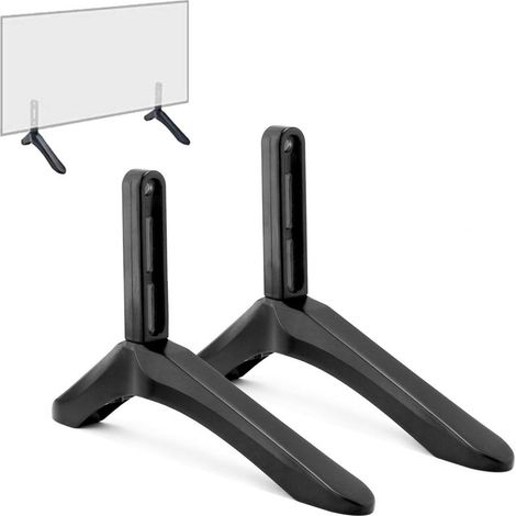 TV Stand, TV Mounts for 32-65 Inch TVs, TV Stand for Flat and Curved LCD TVs up to 45kg, Mounting Hole Distance 22mm-55mm (1/5)