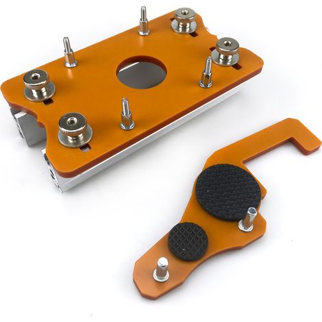 Base de défonceuse pour bois, gabarit de mortaisage pour défonceuse à bois, plaque de positionnement pour rainures de 65 mm