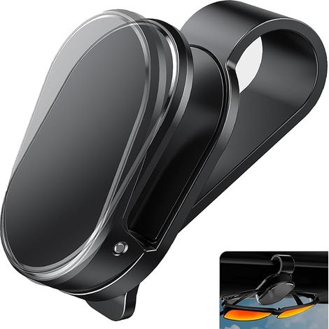 Clip alette parasole monomano per occhiali auto, universale, la maggior parte delle montature (1/4)