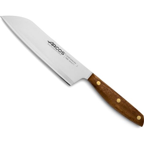 Arcos Santoku-Messer der Serie Nórdika, 19 cm lange Klinge aus rostfreiem NITRUM® und Griff aus Ovengkol-Holz (1/5)