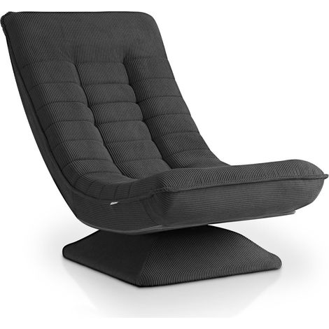Corsica reclinabile con cavo grigio girevole a 360°, ergonomico e con imbottitura a 5 strati (1/2)