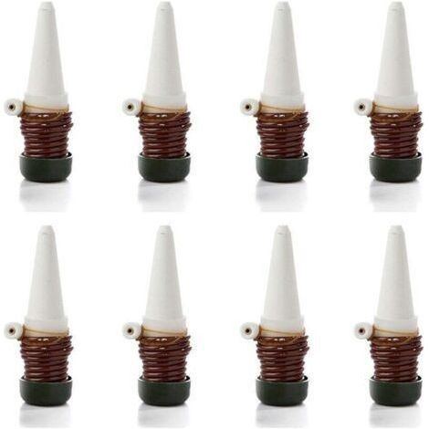 Automatic Drip Watering System with Self-Ceramic Probes Indoor Plant Tips for Watering Bonsai, Plants, Flowers by , Pack of 8 (1/4)