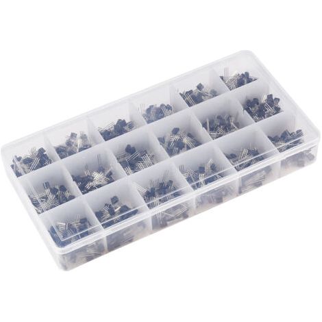 Kit de transistors mixtes (900 pièces, 18 types différents) - Composants électroniques - A1015-2N5551