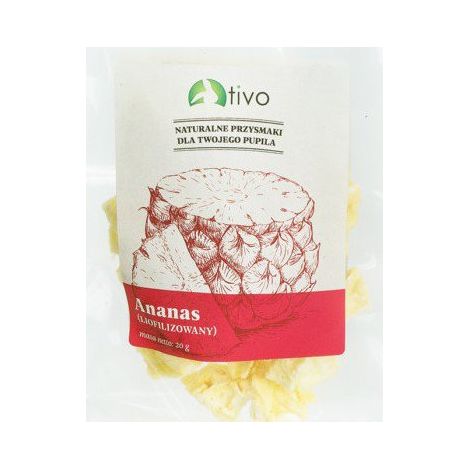 Tivo Gefriergetrocknete Ananas 20g - Gefriergetrocknete Ananas 20g