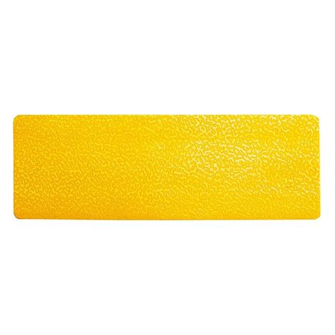 Simbolo adhesivo durable pvc forma de linea para delimitacion suelo amarillo 150x50x0,7 mm pack de 10