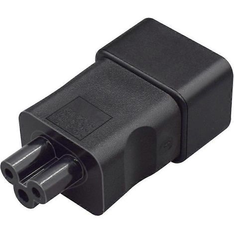 Convertisseur de prise secteur IEC320 C20 vers C5, adaptateur mâle-femelle 3 broches 16 A JD65 (1/4)