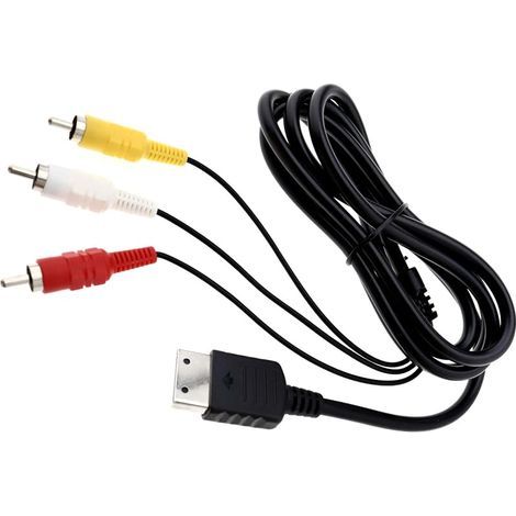 Cavo composito RCA/TV/AV compatibile con Sega Dreamcast, 1,8 m