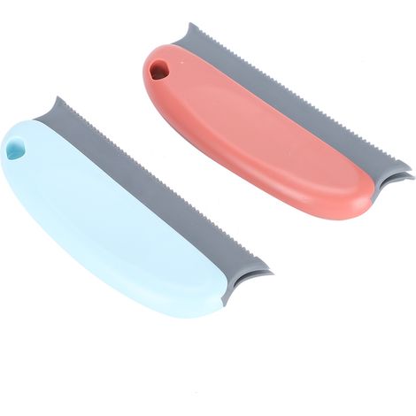 Lot de 2 brosses de nettoyage multifonctions ergonomiques pour chats et chiens, universelles, pour enlever les poils d'animaux (1/5)