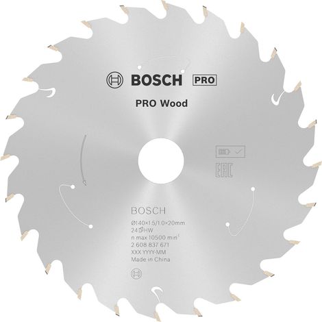Lama per sega circolare bosch 140 mm argento carburo (1/5)
